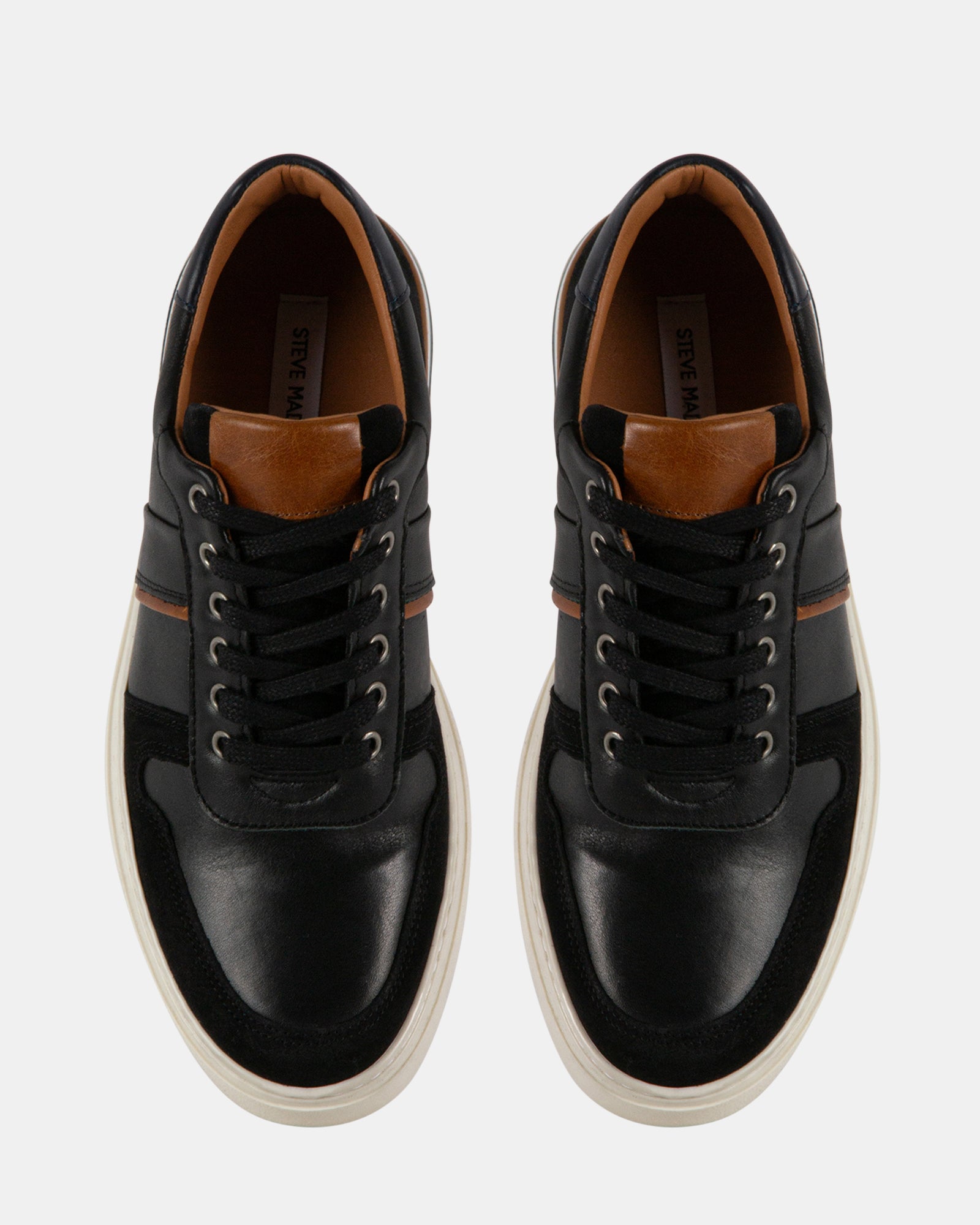 WAYLINN BLACK LEATHER - Men's Shoes - Steve Madden Canada