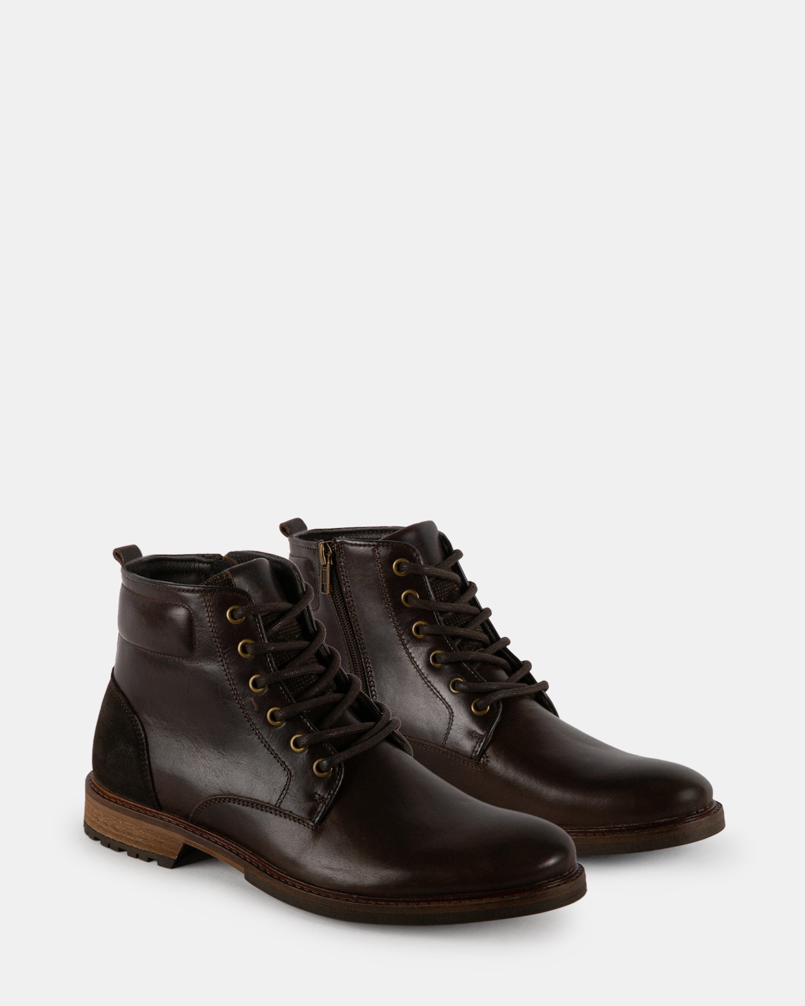 WESTTINN BROWN LEATHER - Men's Shoes - Steve Madden Canada