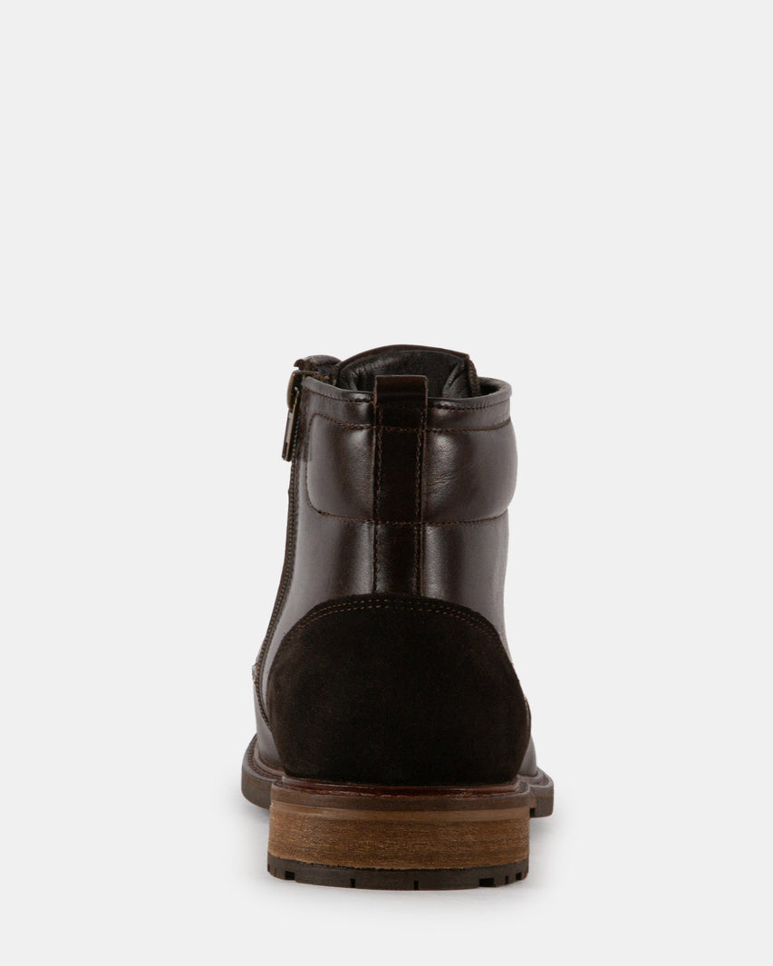 WESTTINN BROWN LEATHER - Men's Shoes - Steve Madden Canada