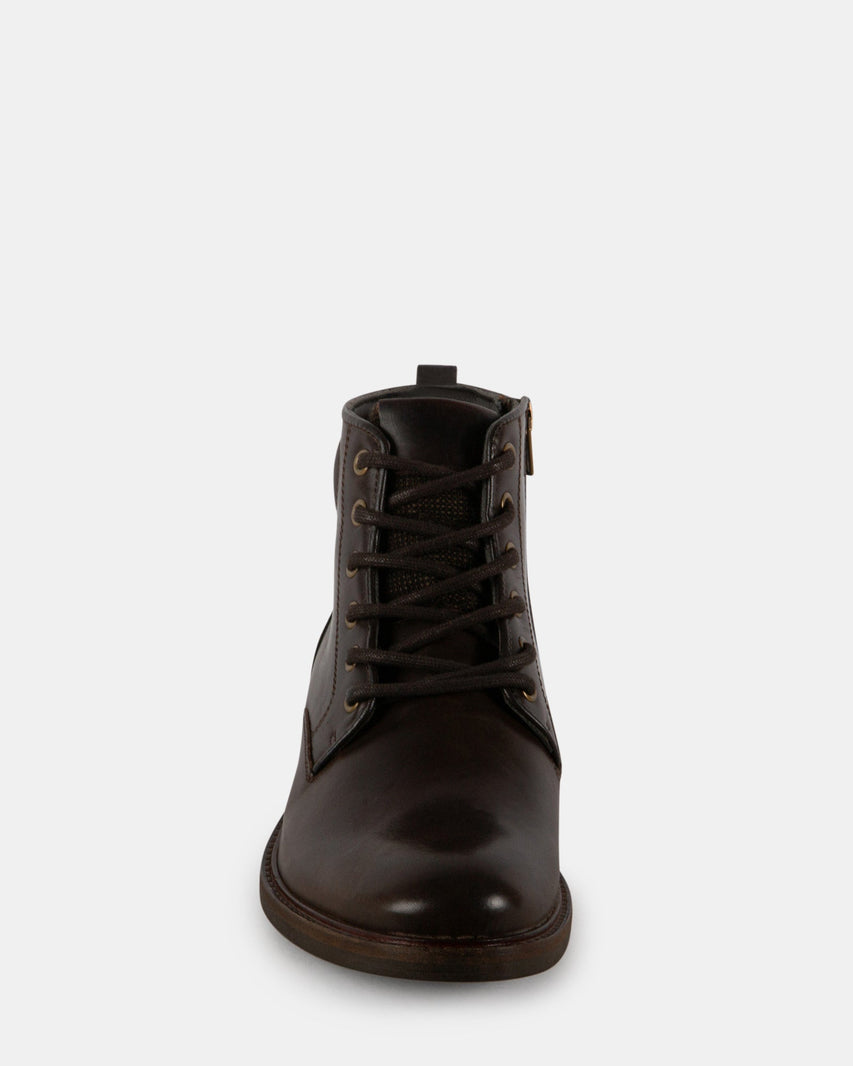 WESTTINN BROWN LEATHER - Men's Shoes - Steve Madden Canada
