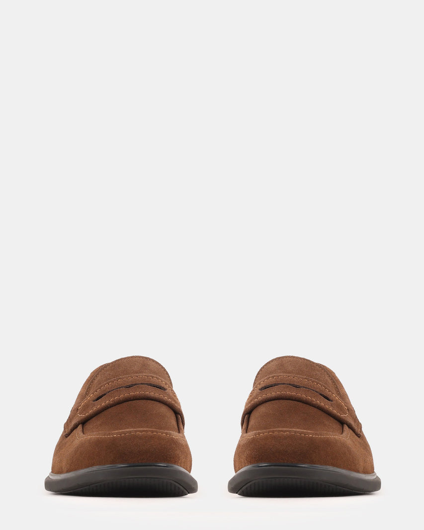 YANIS BROWN SUEDE - Men's Shoes - Steve Madden Canada