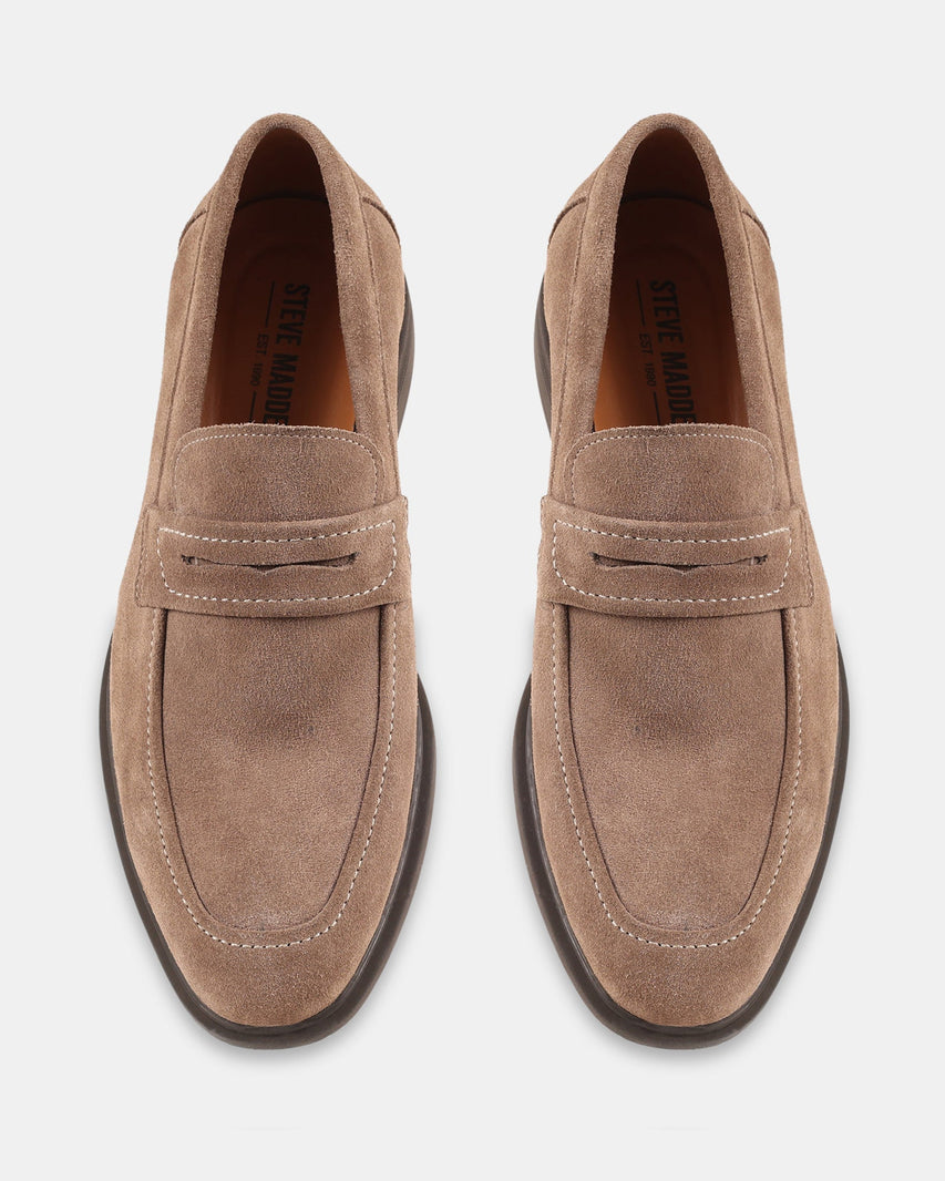 YANIS TAUPE SUEDE - Men's Shoes - Steve Madden Canada