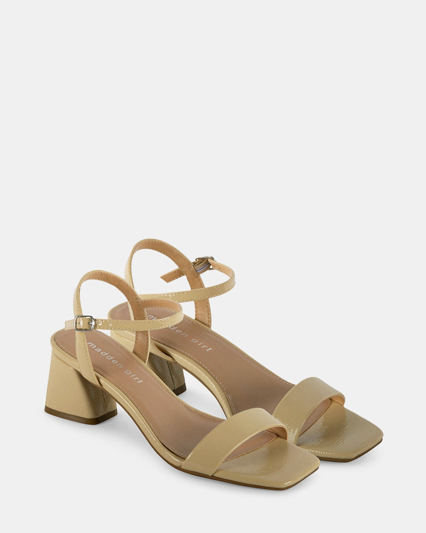 BIRDIE NATURAL PATENT - Women's Shoes - Steve Madden Canada