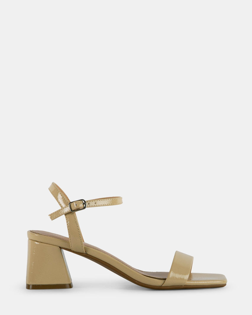 BIRDIE NATURAL PATENT - Women's Shoes - Steve Madden Canada