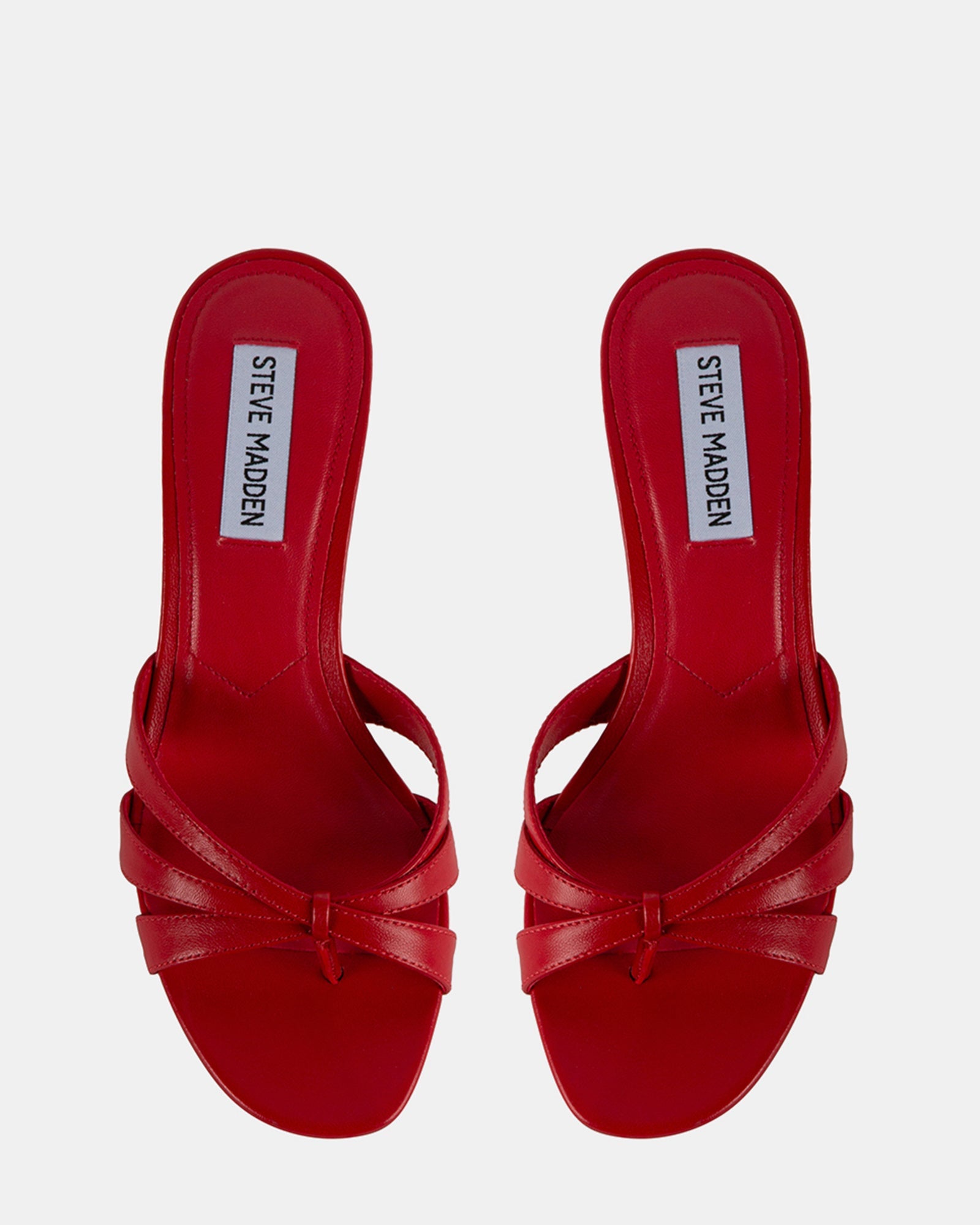 CARY RED LEATHER - Women's Shoes - Steve Madden Canada