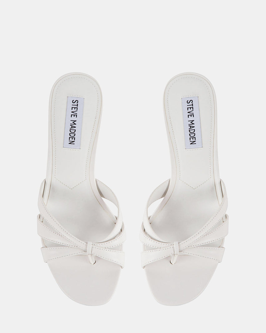 CARY WHITE LEATHER - Women's Shoes - Steve Madden Canada