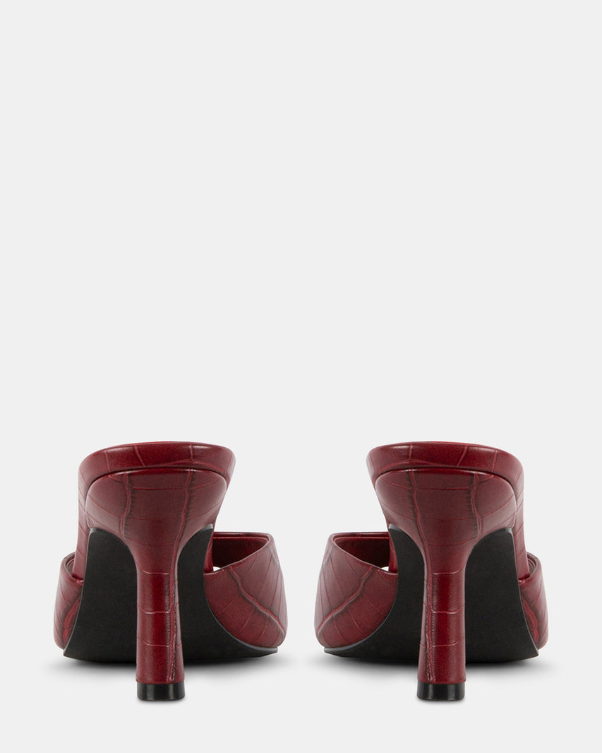 DANNA BURGUNDY EXOTIC - Women's Shoes - Steve Madden Canada