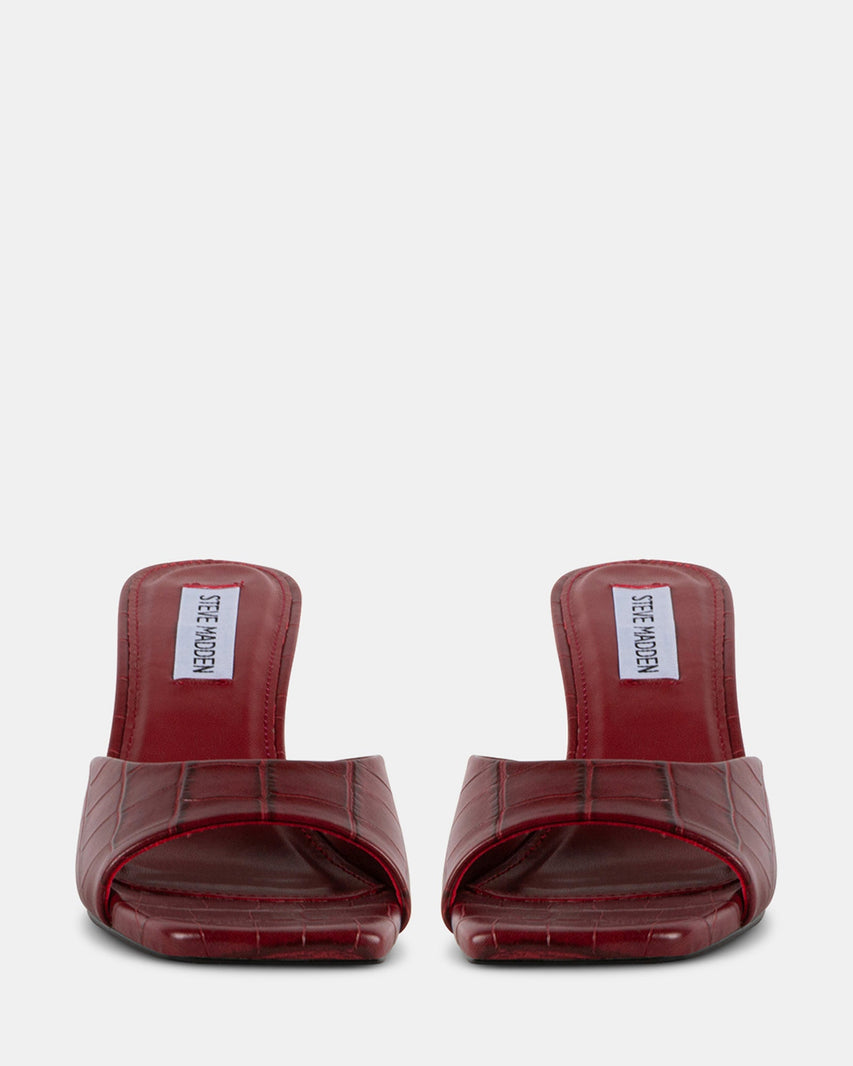 DANNA BURGUNDY EXOTIC - Women's Shoes - Steve Madden Canada