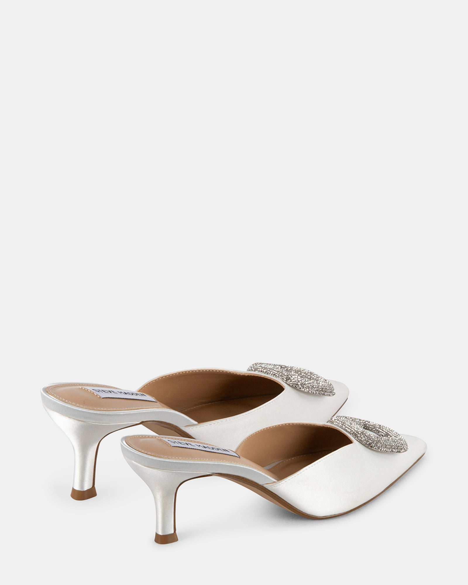 INTIMIDATE WHITE SATIN - Women's Shoes - Steve Madden Canada