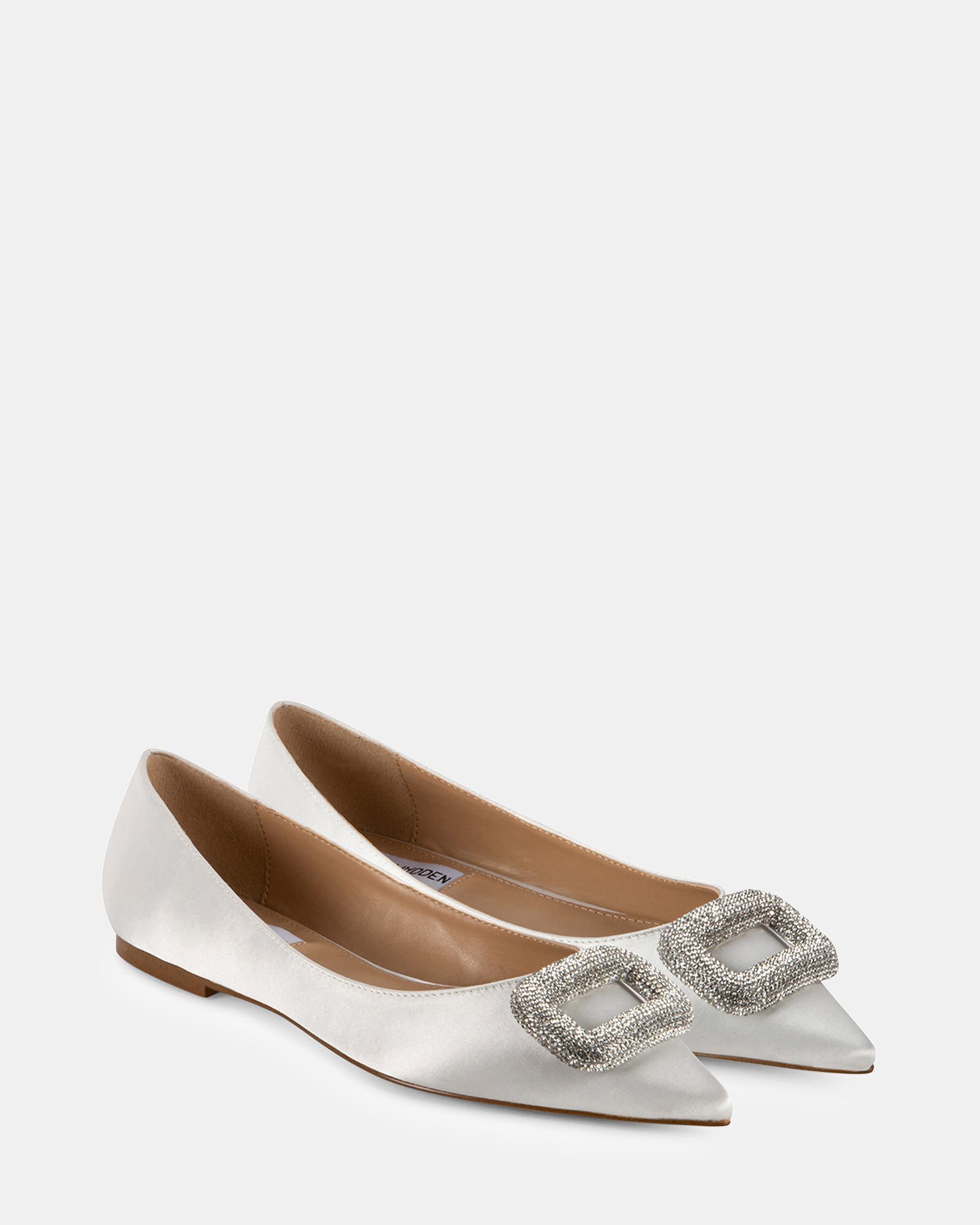 TINK WHITE SATIN - Women's Shoes - Steve Madden Canada
