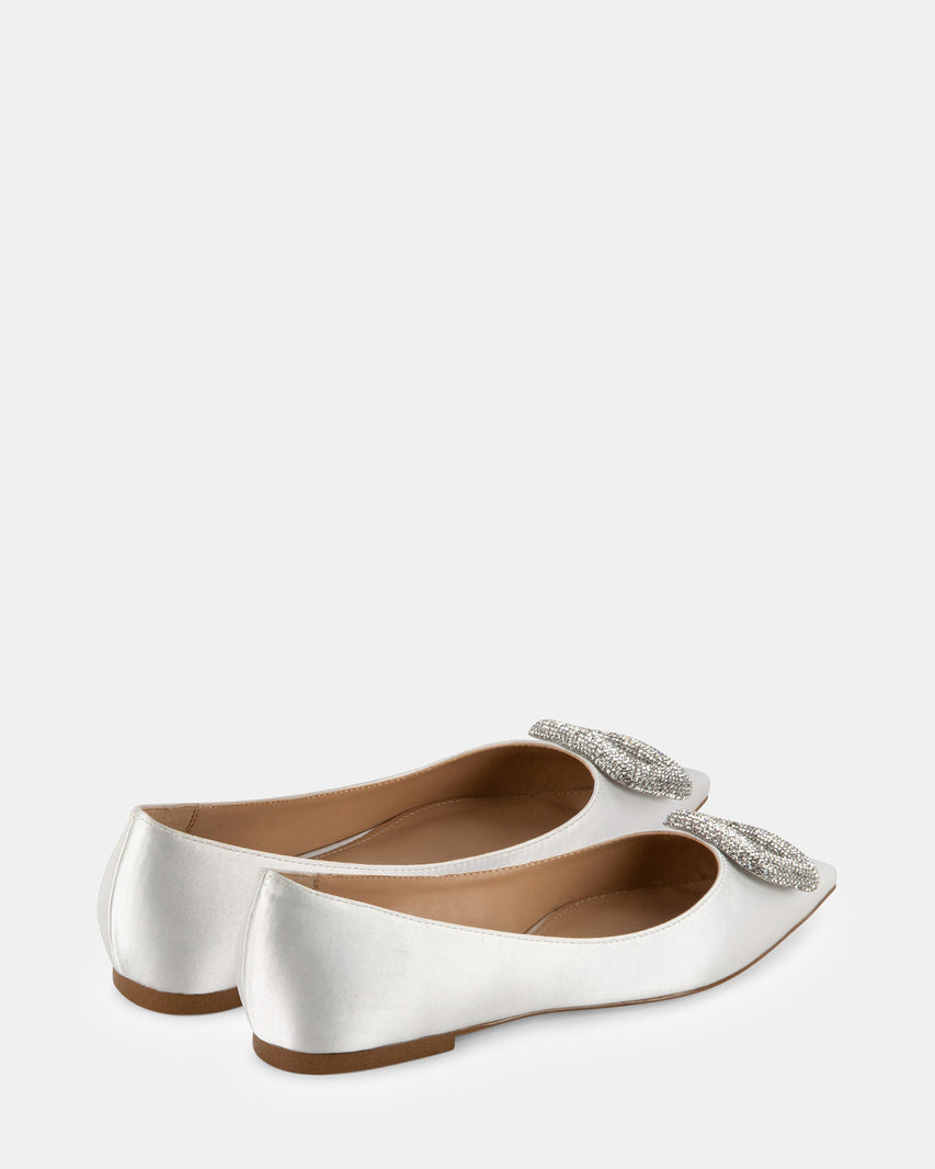 TINK WHITE SATIN - Women's Shoes - Steve Madden Canada