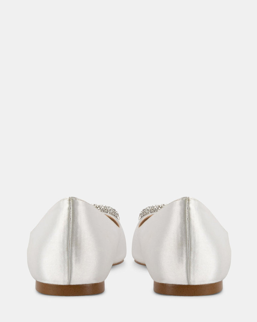 TINK WHITE SATIN - Women's Shoes - Steve Madden Canada