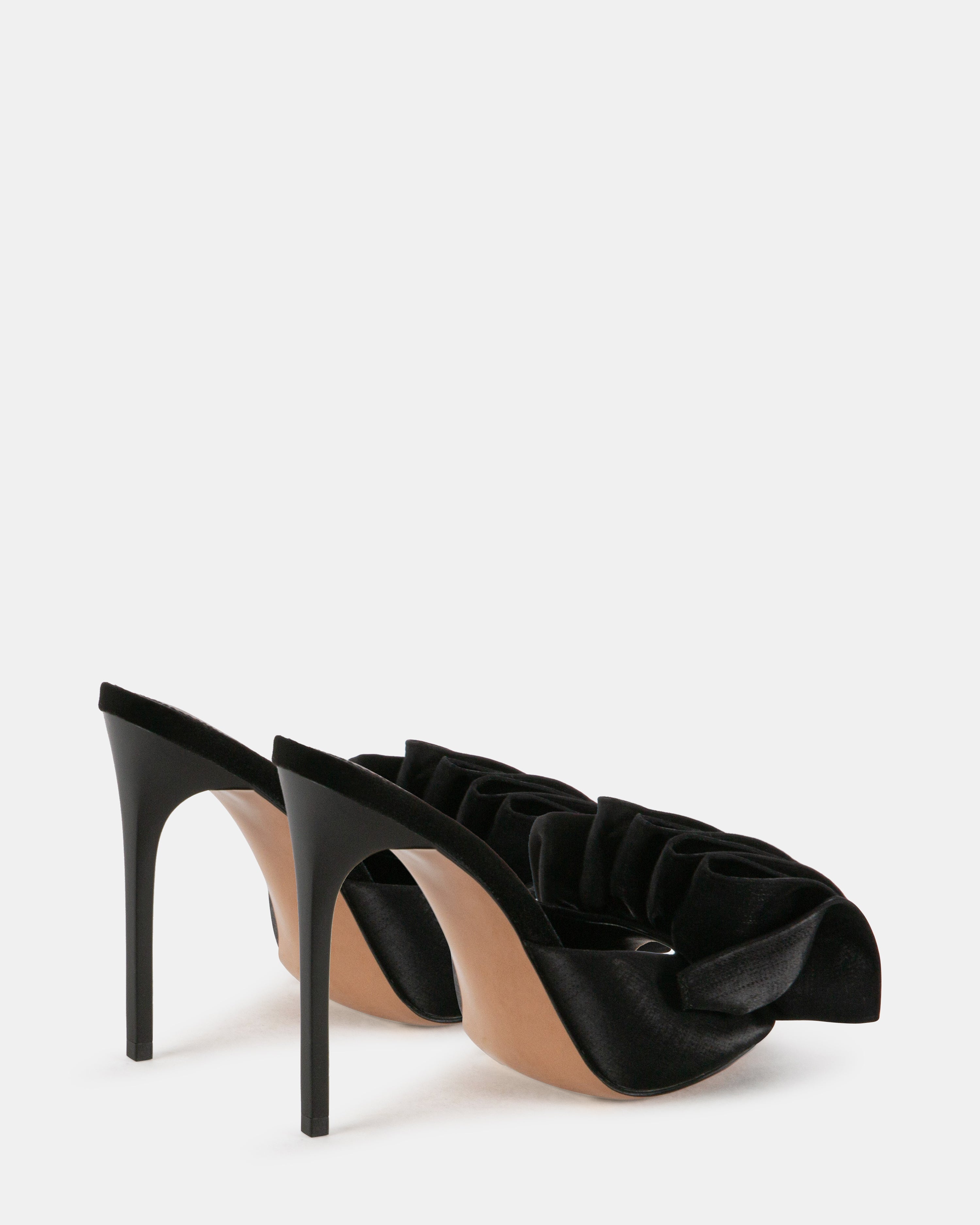 AFFINITY BLACK SATIN - Women's Shoes - Steve Madden Canada