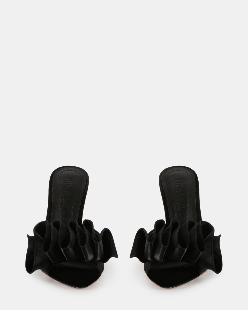AFFINITY BLACK SATIN - Women's Shoes - Steve Madden Canada