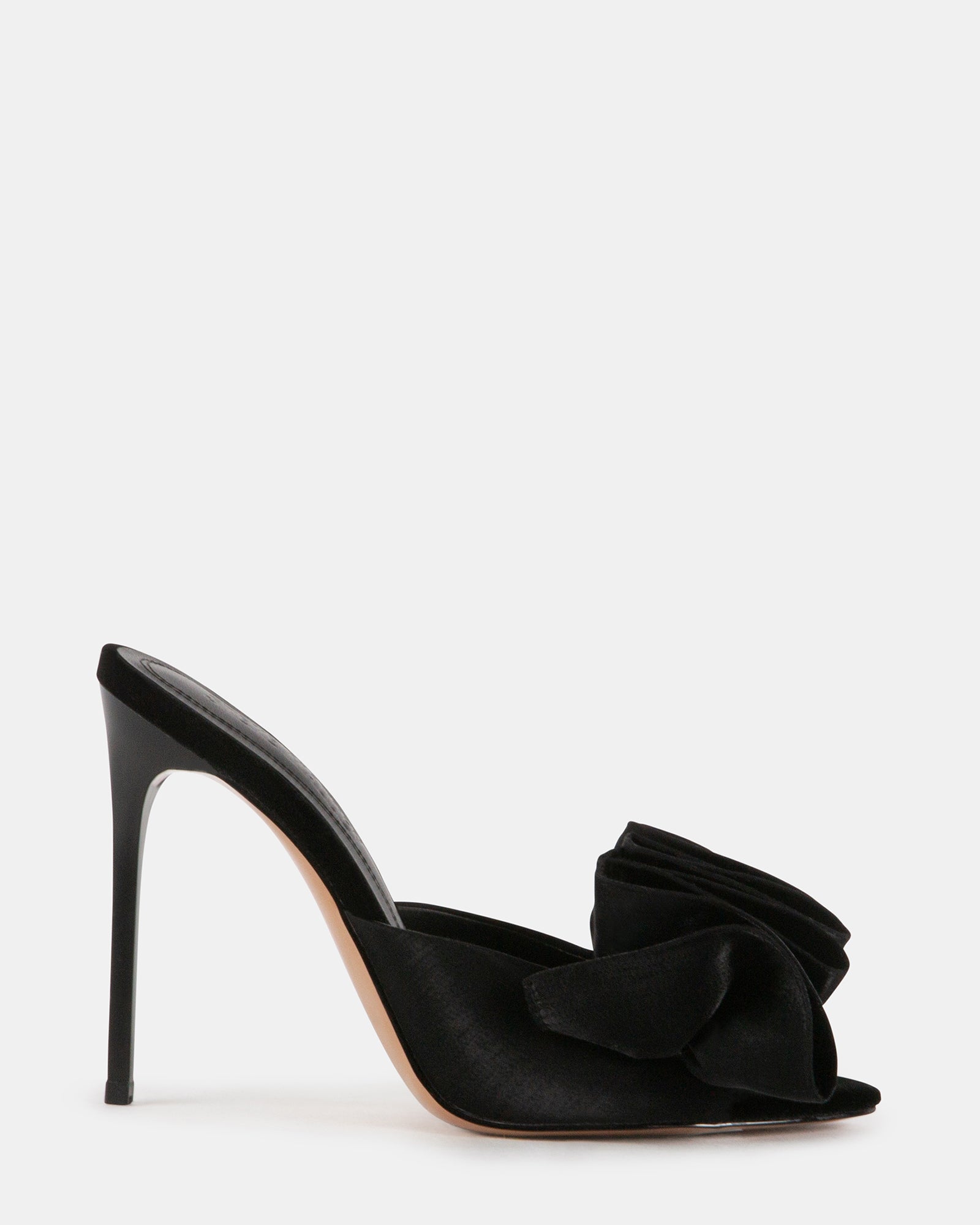 AFFINITY BLACK SATIN - Women's Shoes - Steve Madden Canada