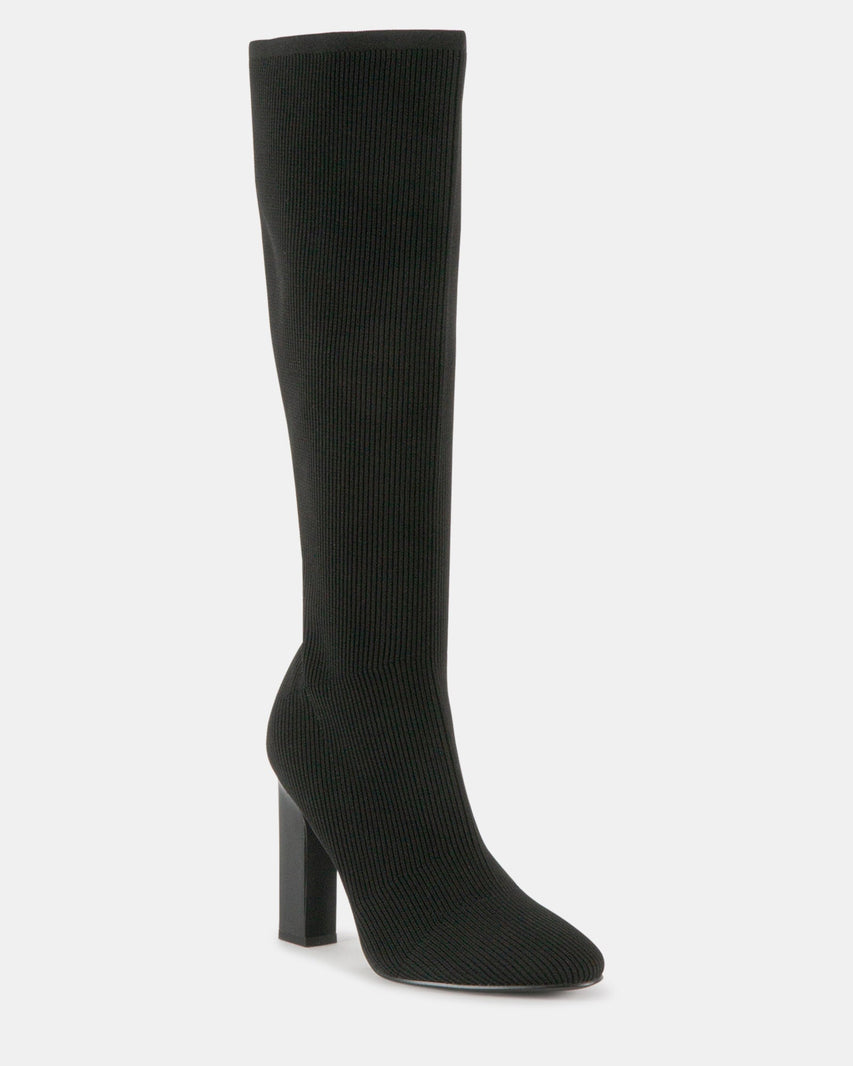 ARIA BLACK KNIT - Women's Shoes - Steve Madden Canada