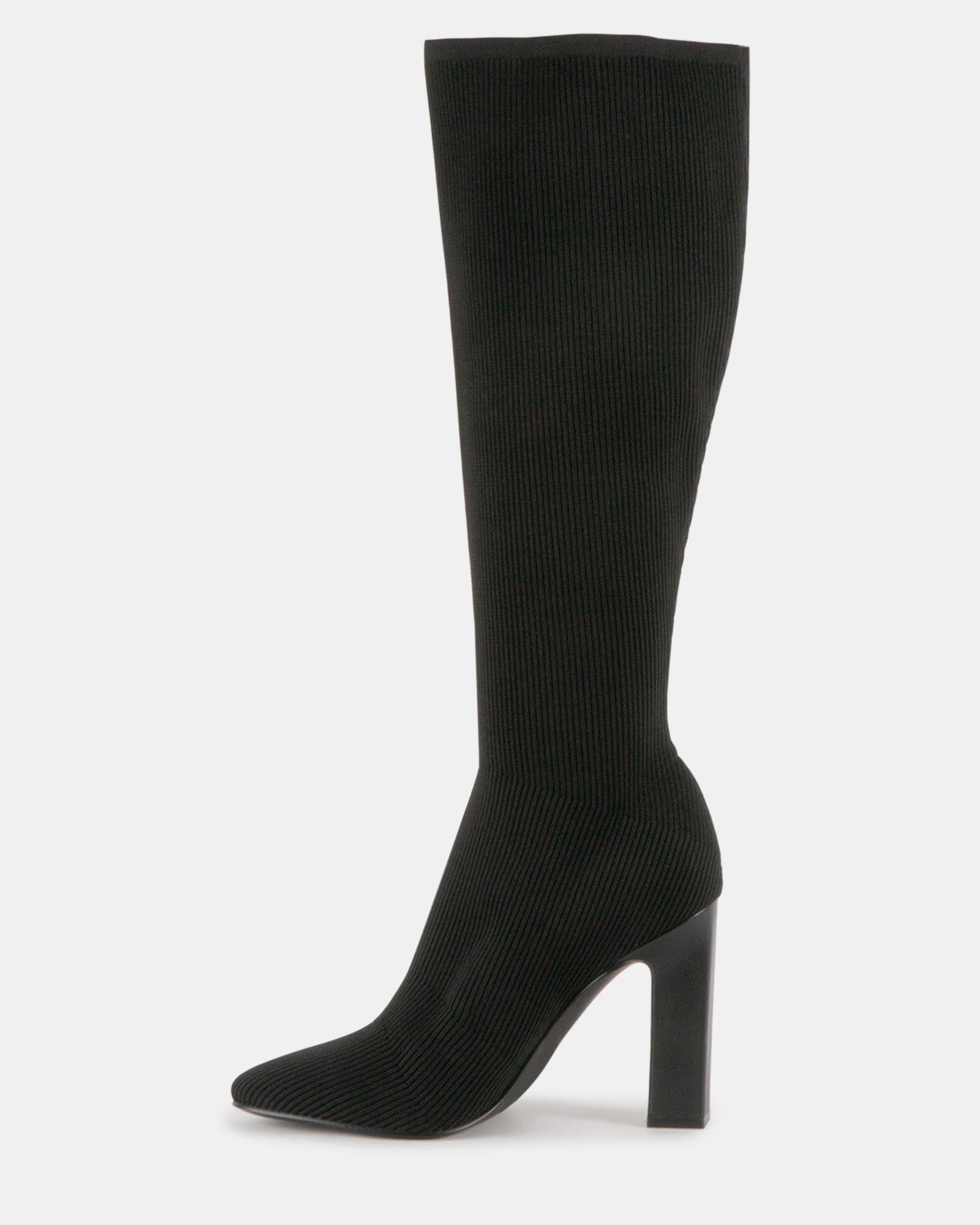 ARIA BLACK KNIT - Women's Shoes - Steve Madden Canada