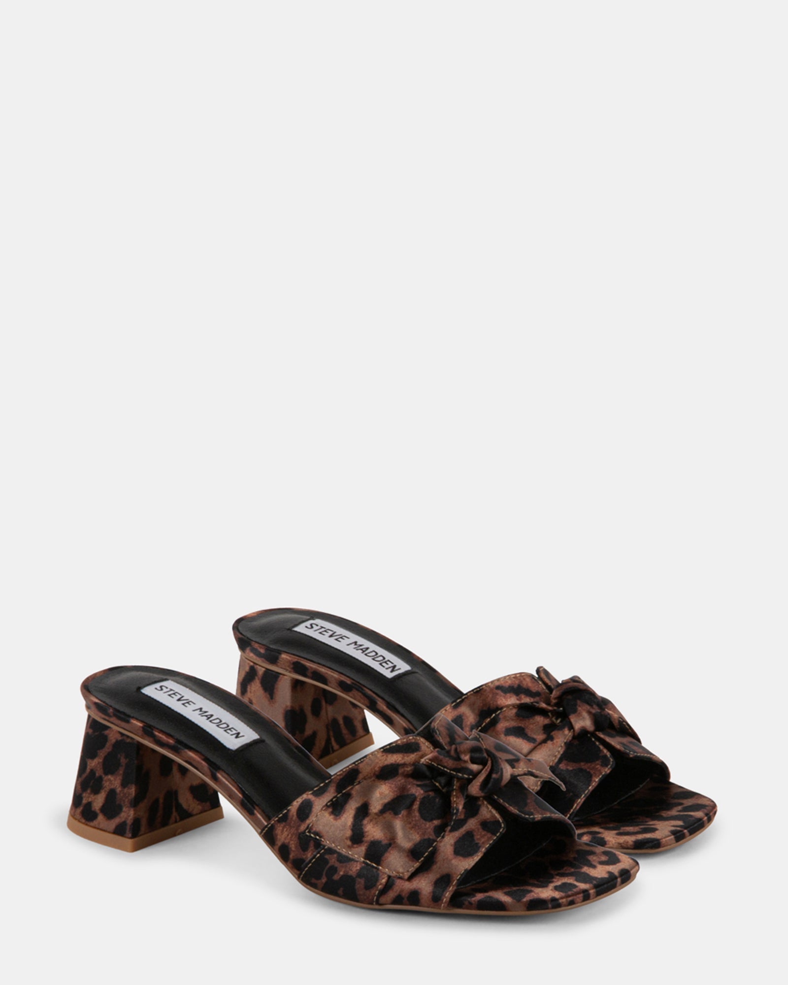 BABE LEOPARD SATIN - Women's Shoes - Steve Madden Canada