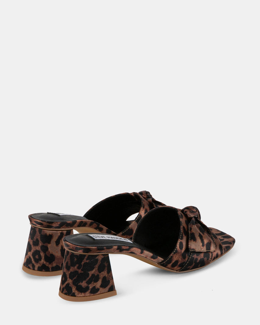 BABE LEOPARD SATIN - Women's Shoes - Steve Madden Canada