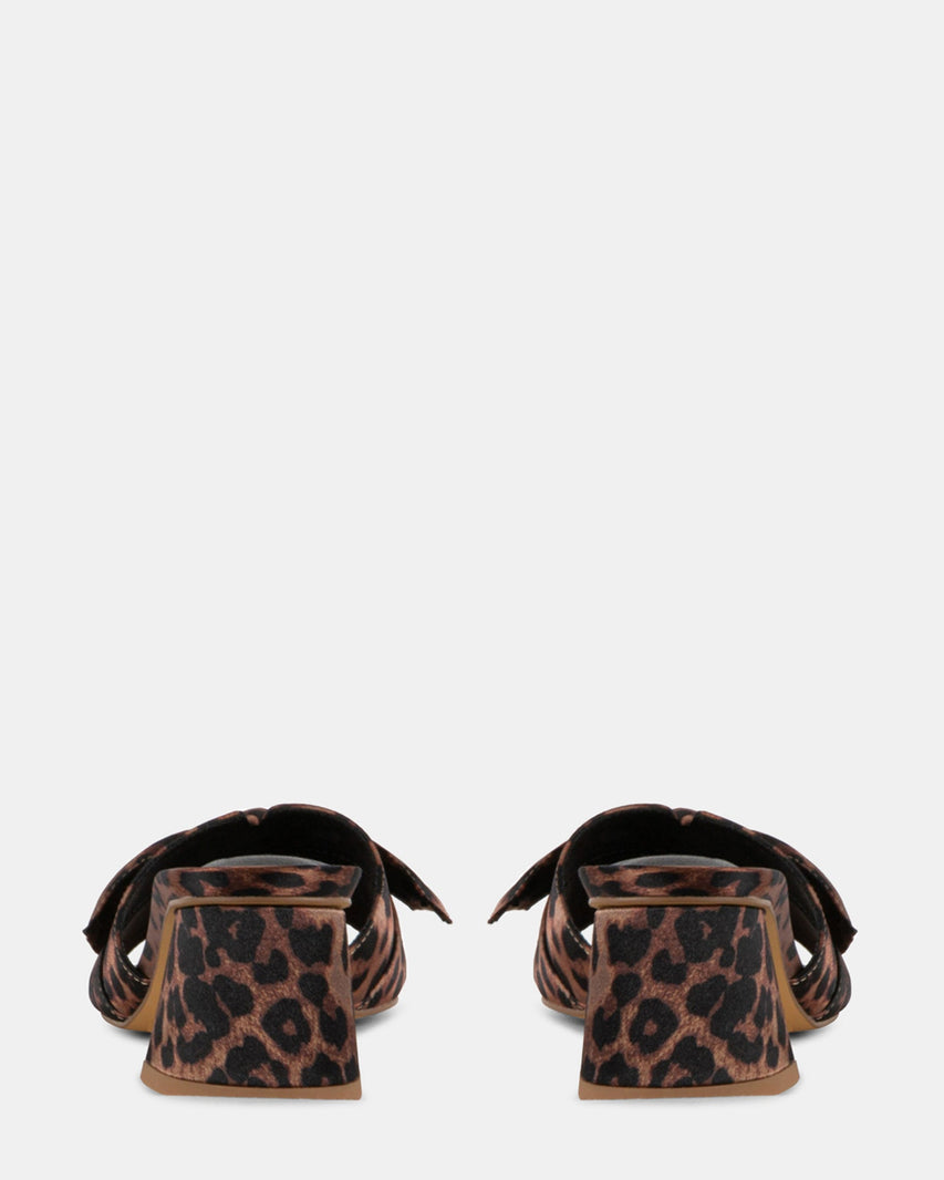 BABE LEOPARD SATIN - Women's Shoes - Steve Madden Canada