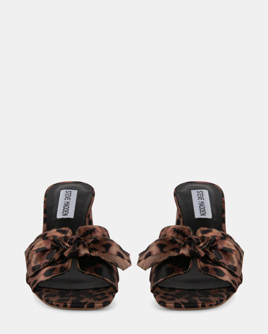 BABE LEOPARD SATIN - Women's Shoes - Steve Madden Canada