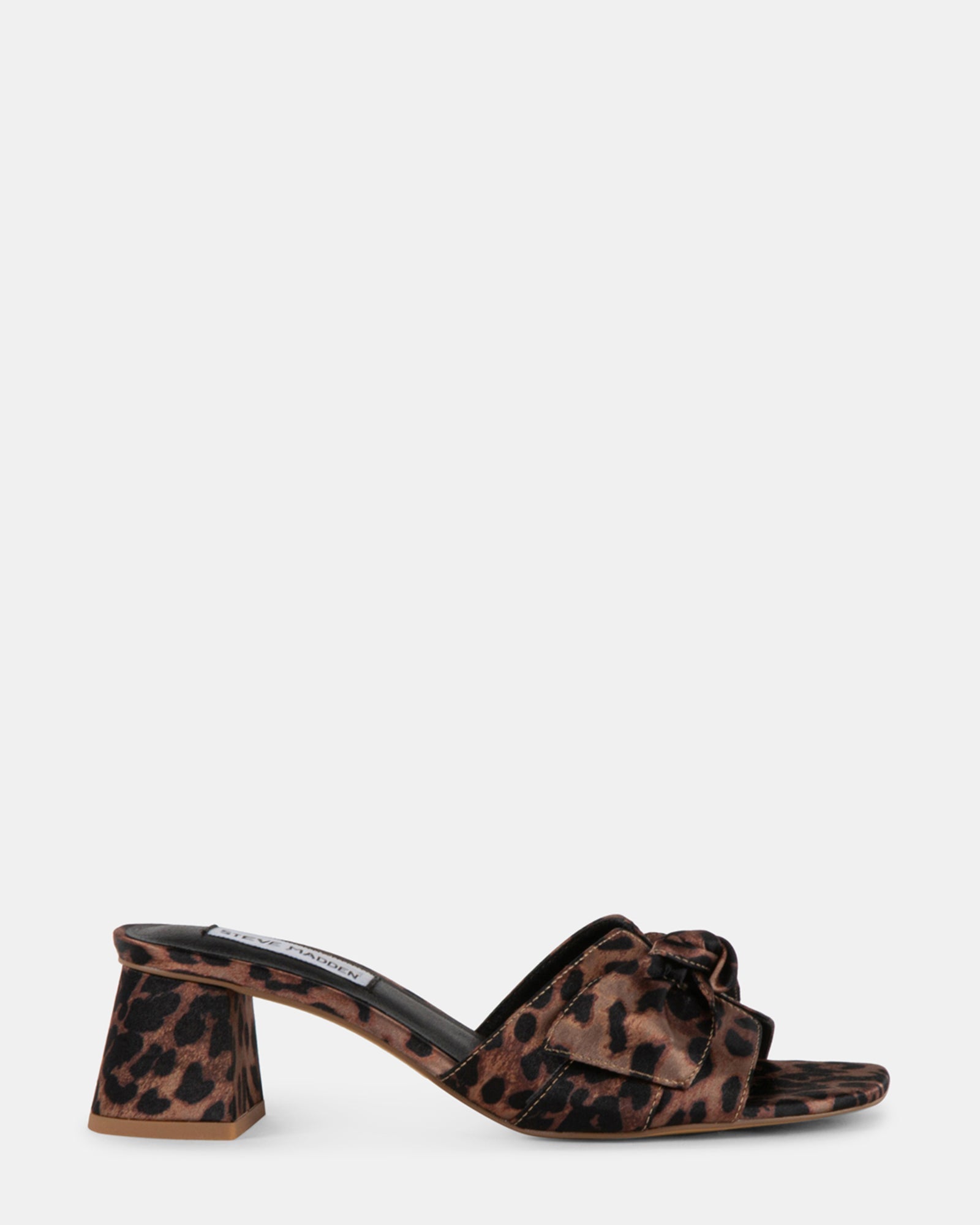 BABE LEOPARD SATIN - Women's Shoes - Steve Madden Canada