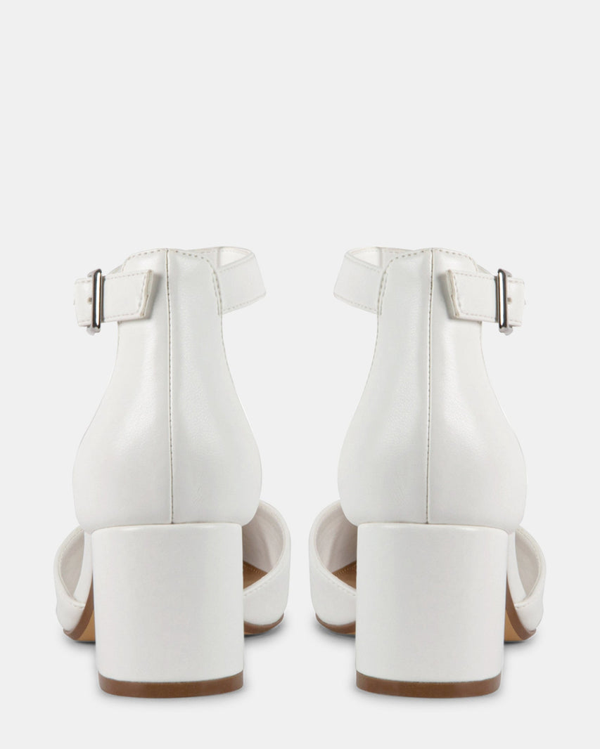DARA-C1 WHITE SYNTHETIC - Women's Shoes - Steve Madden Canada