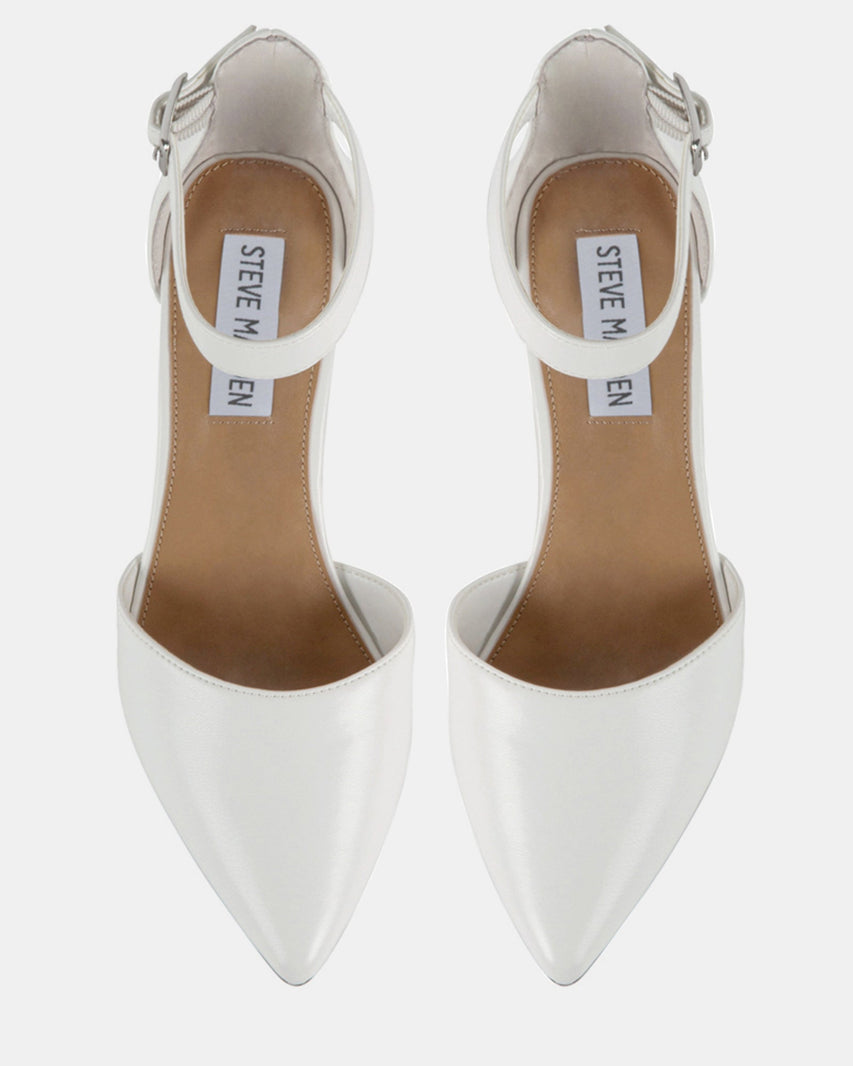DARA-C1 WHITE SYNTHETIC - Women's Shoes - Steve Madden Canada