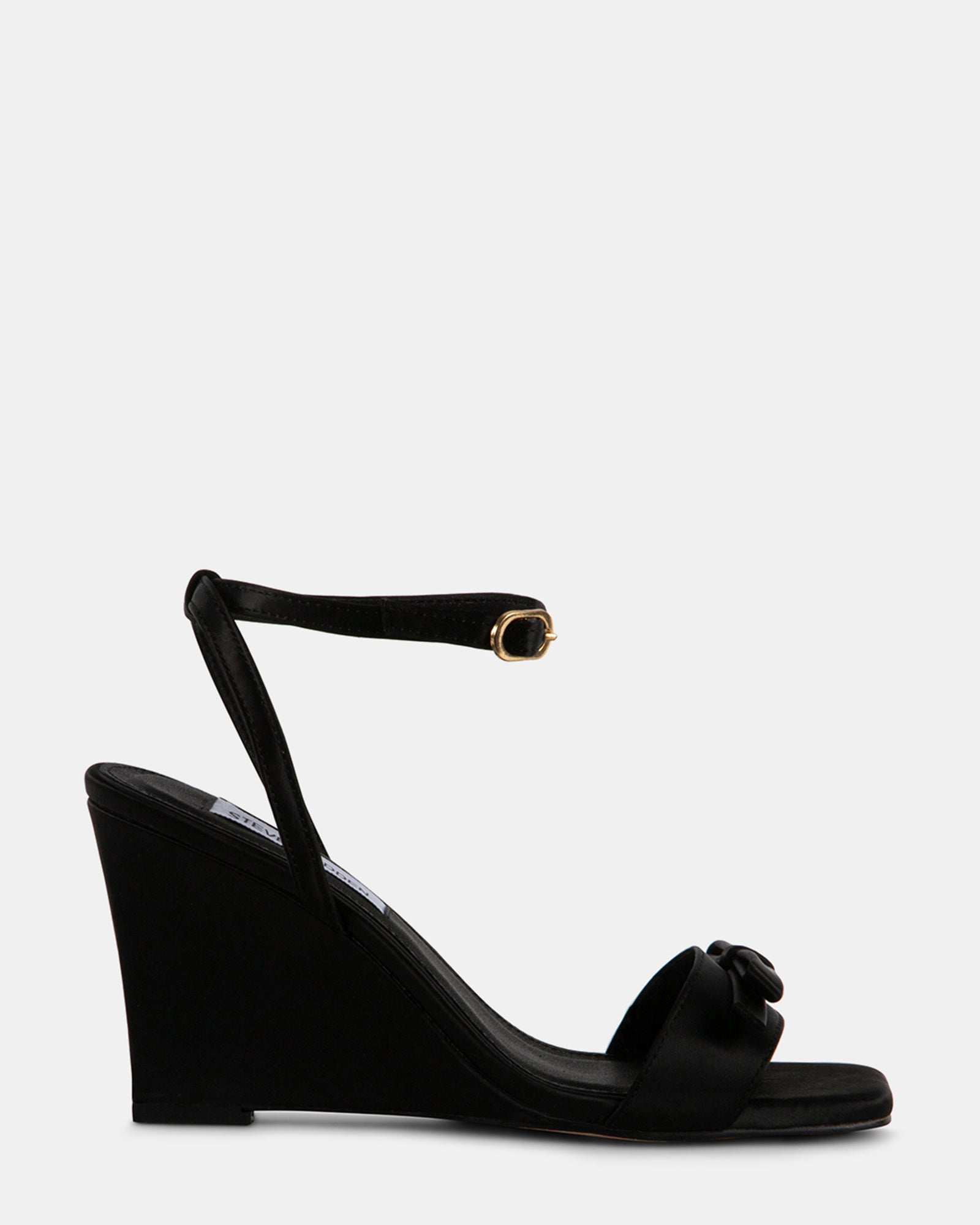 DASHY BLACK SATIN - Women's Shoes - Steve Madden Canada