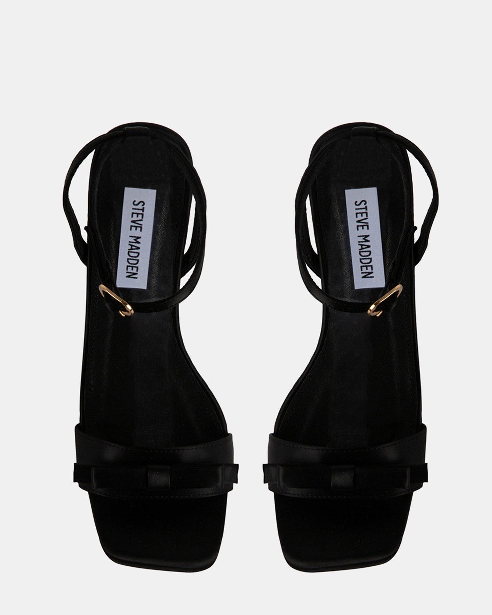 DASHY BLACK SATIN - Women's Shoes - Steve Madden Canada