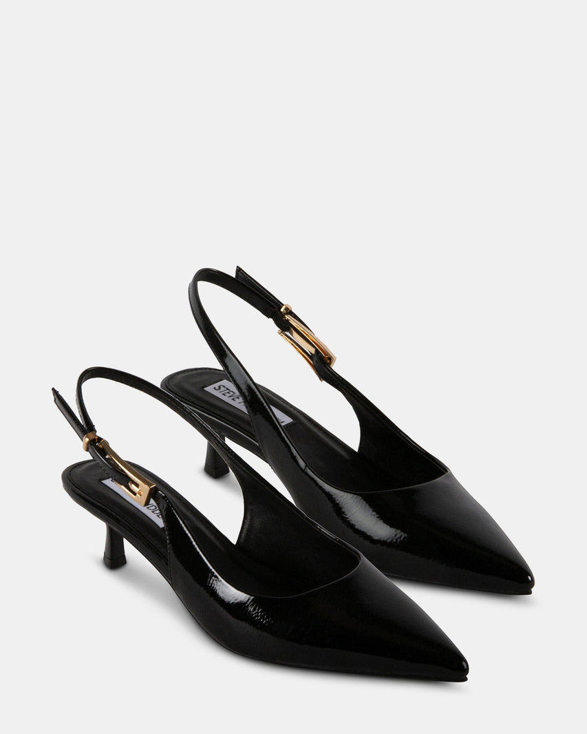 DELANEY BLACK PATENT - Women's Shoes - Steve Madden Canada