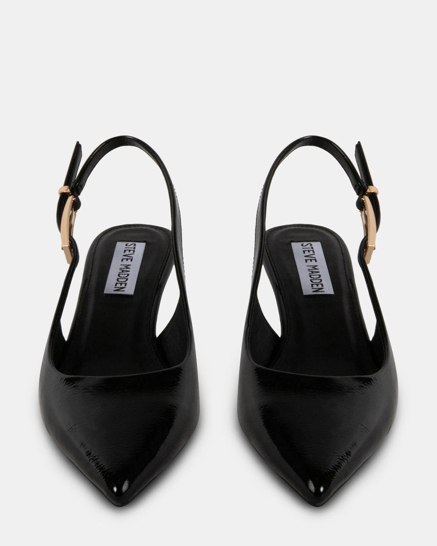 DELANEY BLACK PATENT - Women's Shoes - Steve Madden Canada