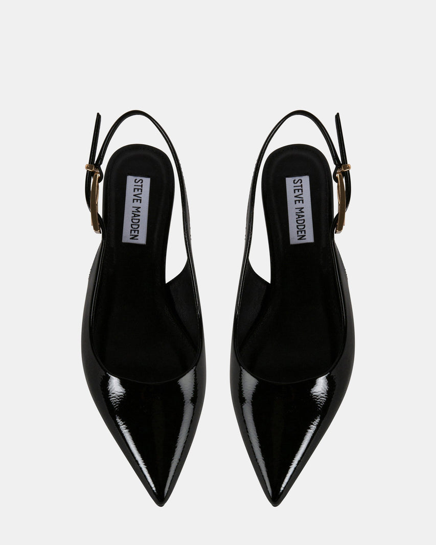 DELANEY BLACK PATENT - Women's Shoes - Steve Madden Canada