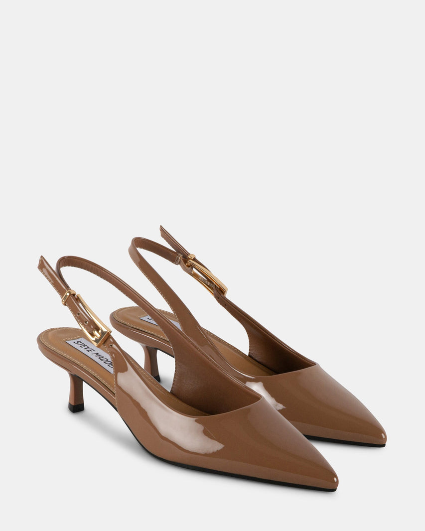 DELANEY TAUPE PATENT - Women's Shoes - Steve Madden Canada