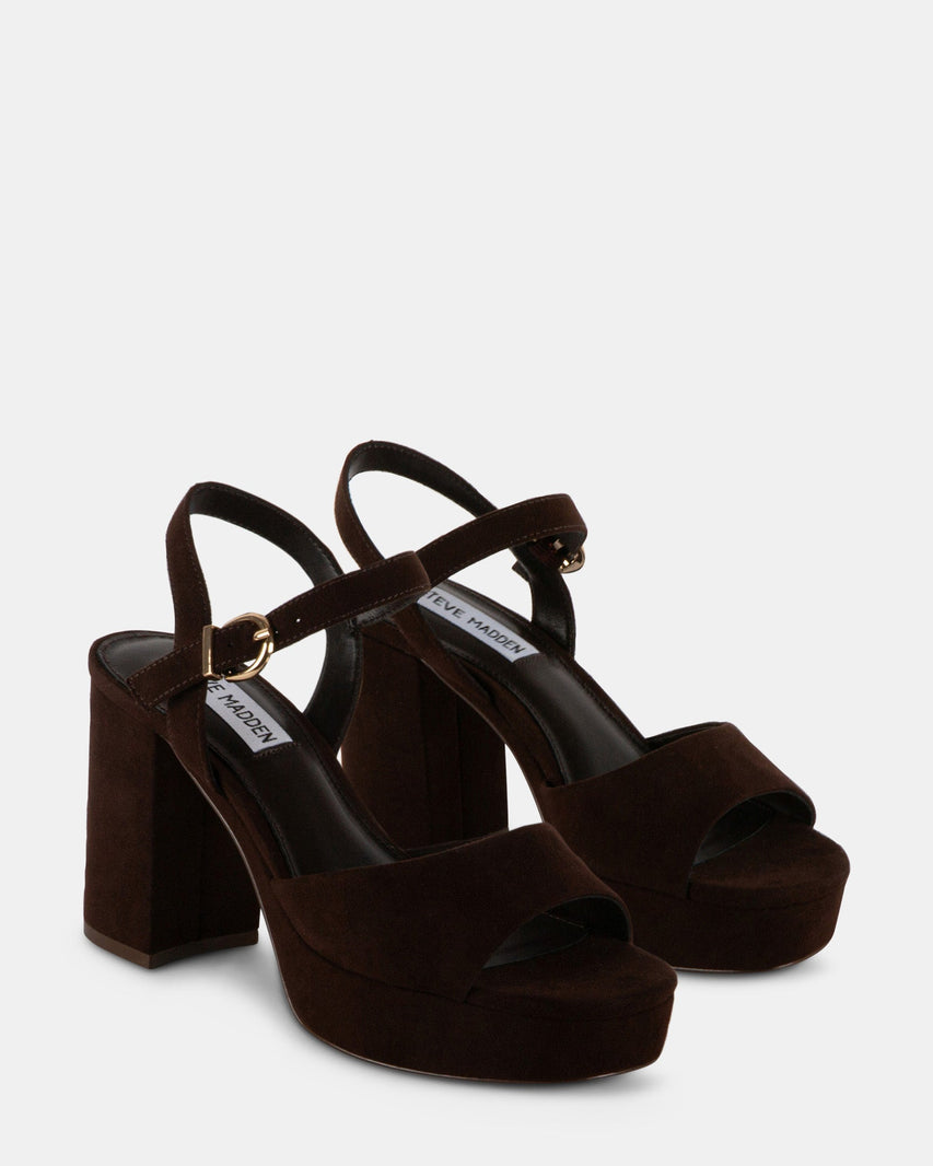 EARTHY DARK BROWN - Women's Shoes - Steve Madden Canada