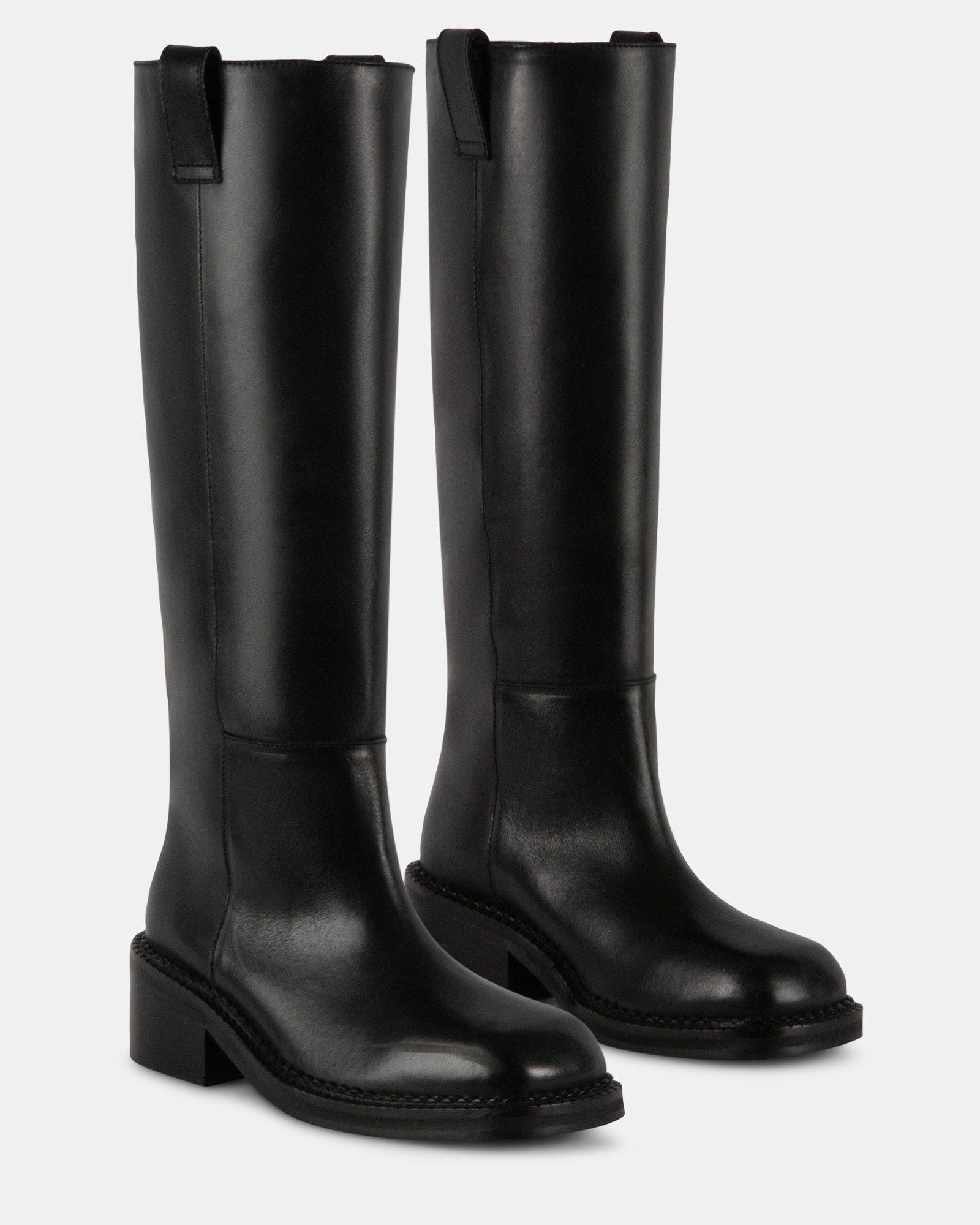 ESCAPADE BLACK LEATHER - Women's Shoes - Steve Madden Canada