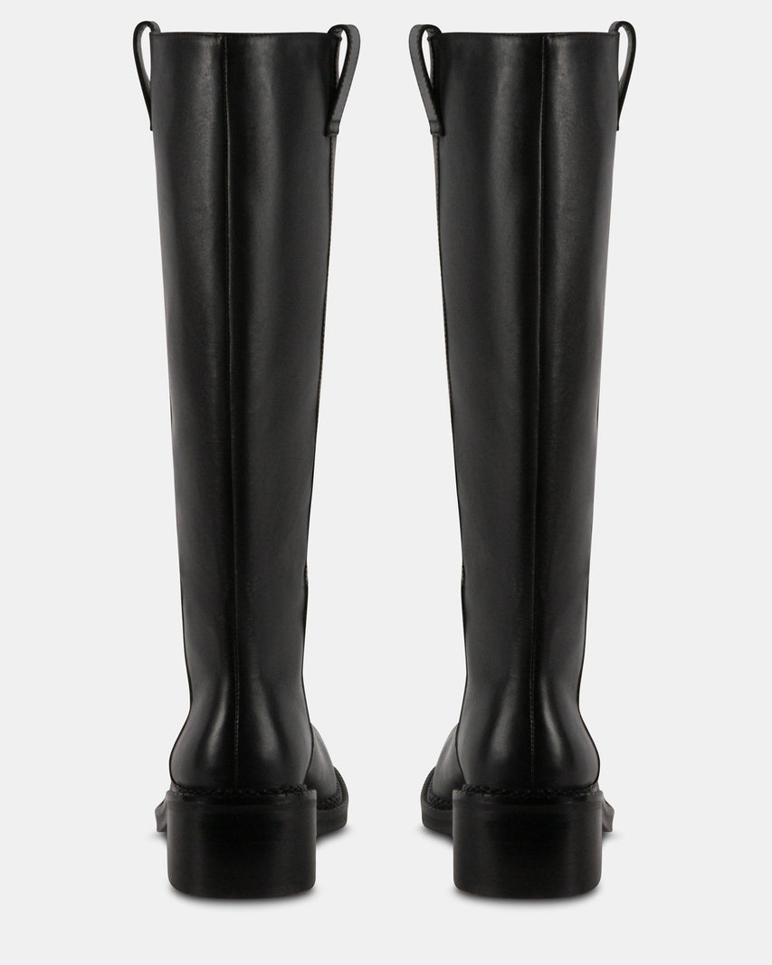 ESCAPADE BLACK LEATHER - Women's Shoes - Steve Madden Canada