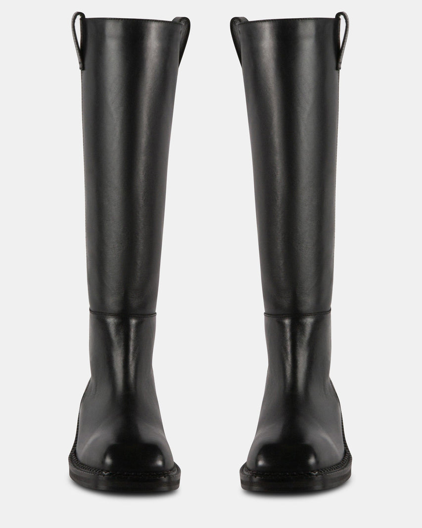 ESCAPADE BLACK LEATHER - Women's Shoes - Steve Madden Canada