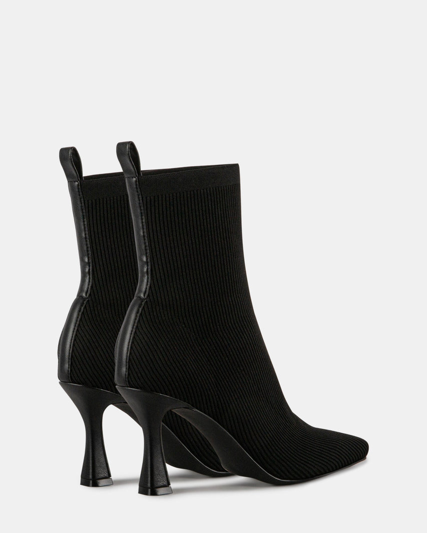 FREIDA BLACK KNIT - Women's Shoes - Steve Madden Canada