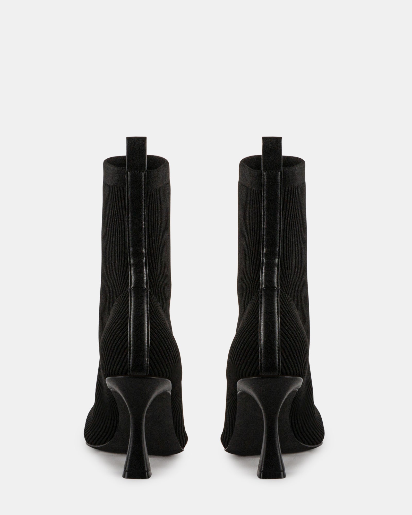 FREIDA BLACK KNIT - Women's Shoes - Steve Madden Canada
