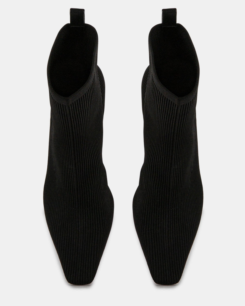 FREIDA BLACK KNIT - Women's Shoes - Steve Madden Canada