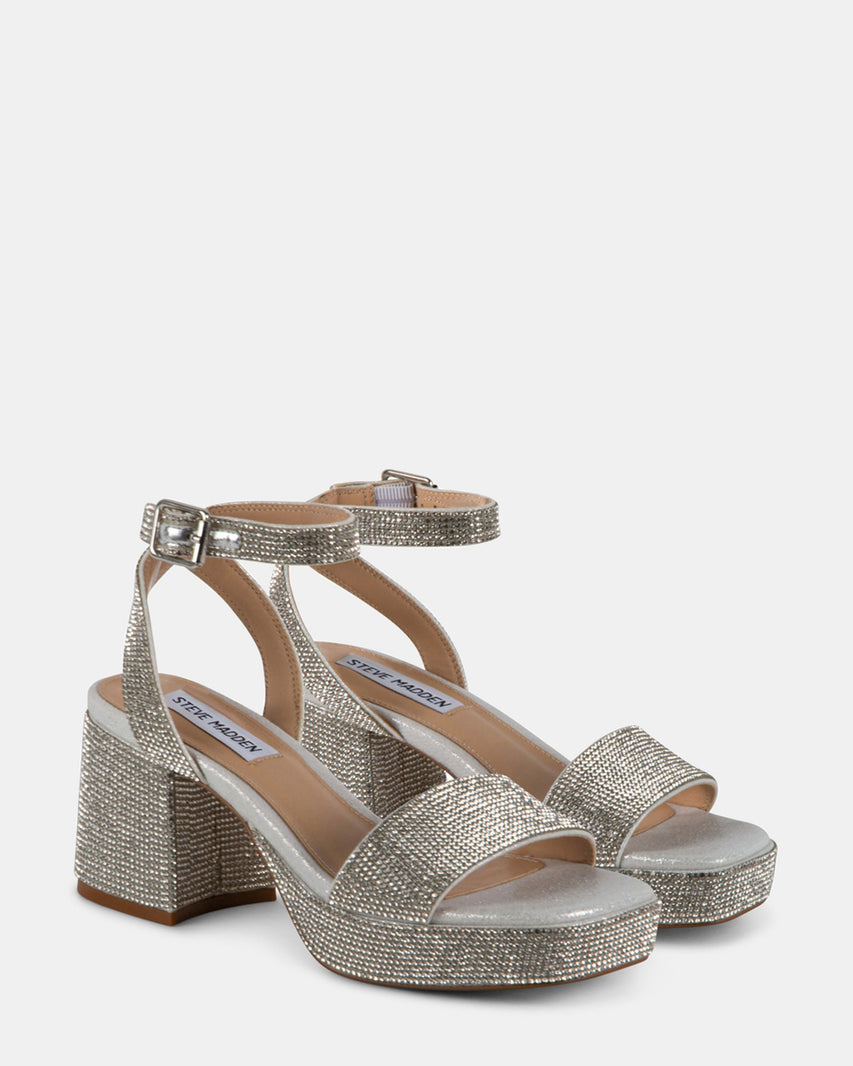GENIAL-R SILVER MULTI - Women's Shoes - Steve Madden Canada