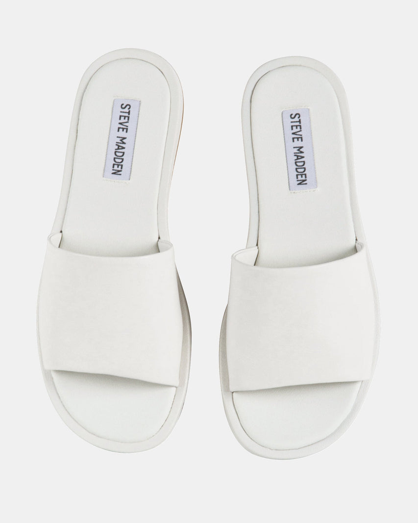 KAYA WHITE LEATHER - Women's Shoes - Steve Madden Canada