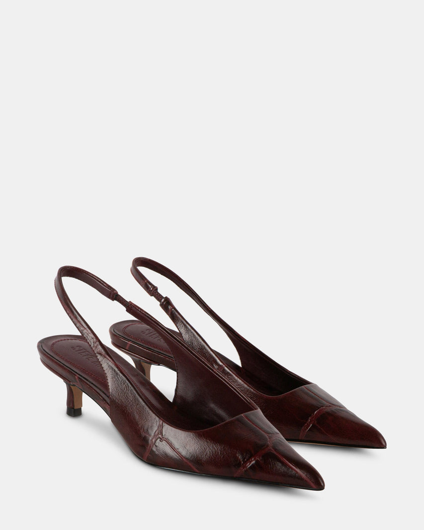 KITTIE-C BURGUNDY EXOTIC - Women's Shoes - Steve Madden Canada