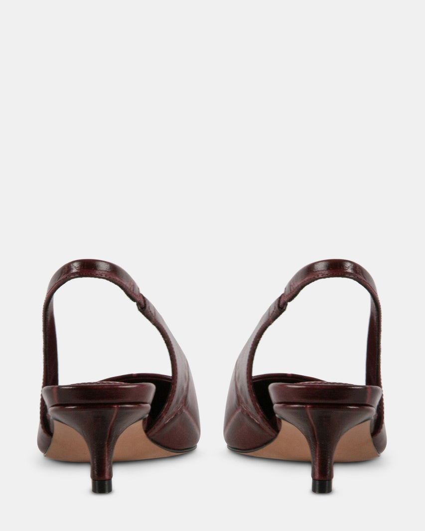 KITTIE-C BURGUNDY EXOTIC - Women's Shoes - Steve Madden Canada