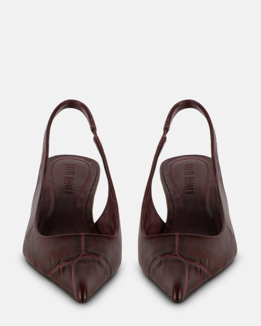 KITTIE-C BURGUNDY EXOTIC - Women's Shoes - Steve Madden Canada