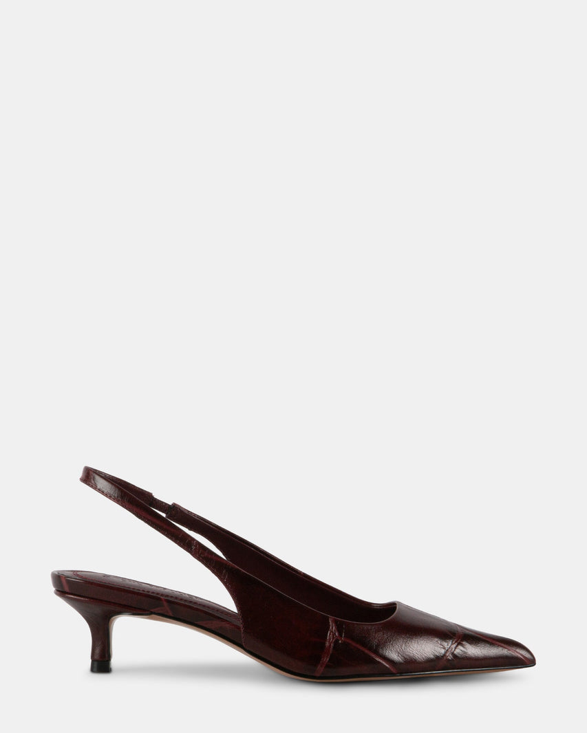 KITTIE-C BURGUNDY EXOTIC - Women's Shoes - Steve Madden Canada