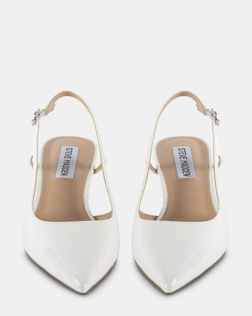 LEGACI WHITE PATENT - Women's Shoes - Steve Madden Canada