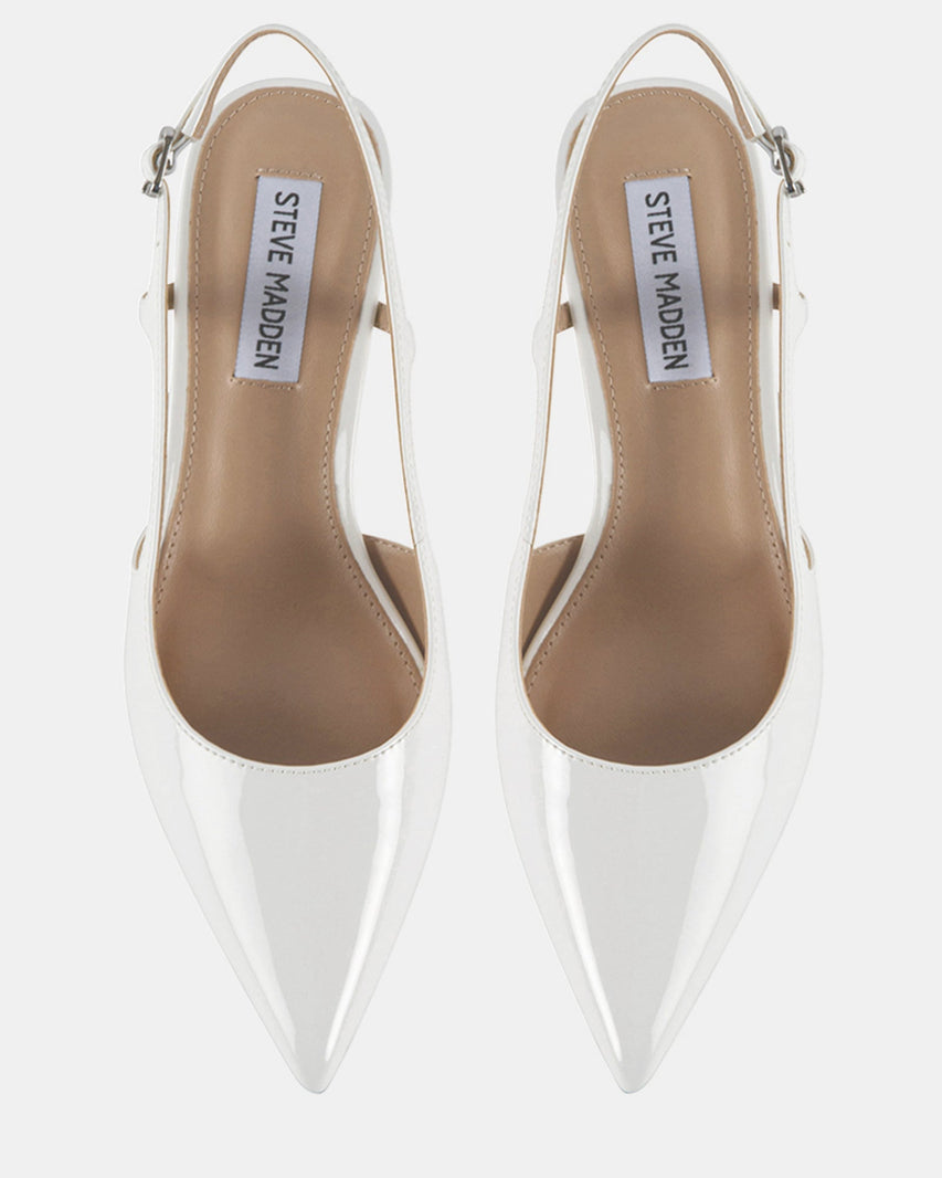 LEGACI WHITE PATENT - Women's Shoes - Steve Madden Canada