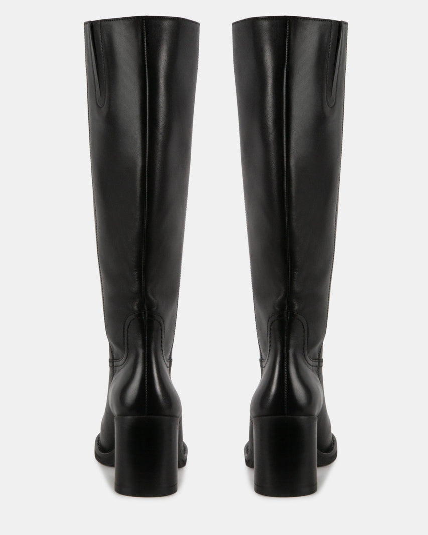 MIRACLE BLACK LEATHER - Women's Shoes - Steve Madden Canada